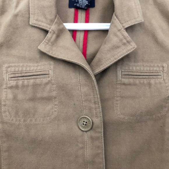 American Eagle Outfitter Cotton Chore/Trucker Jacket Tan - Size Small Unisex - Picture 5 of 8